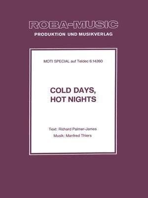 cover image of Cold Days, Hot Nights